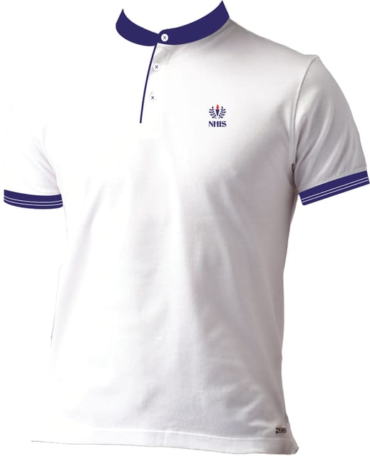 NHIS Purple Henley Polo [Boys & Girls, Gupta, Nursery-Grade 5]