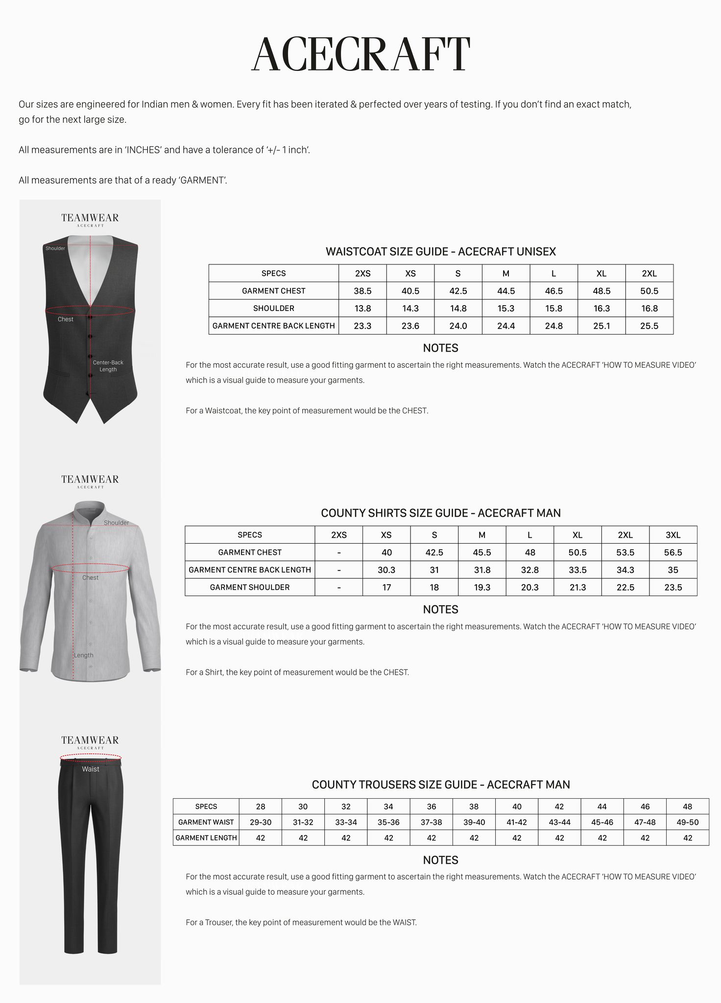 SIZE GUIDE